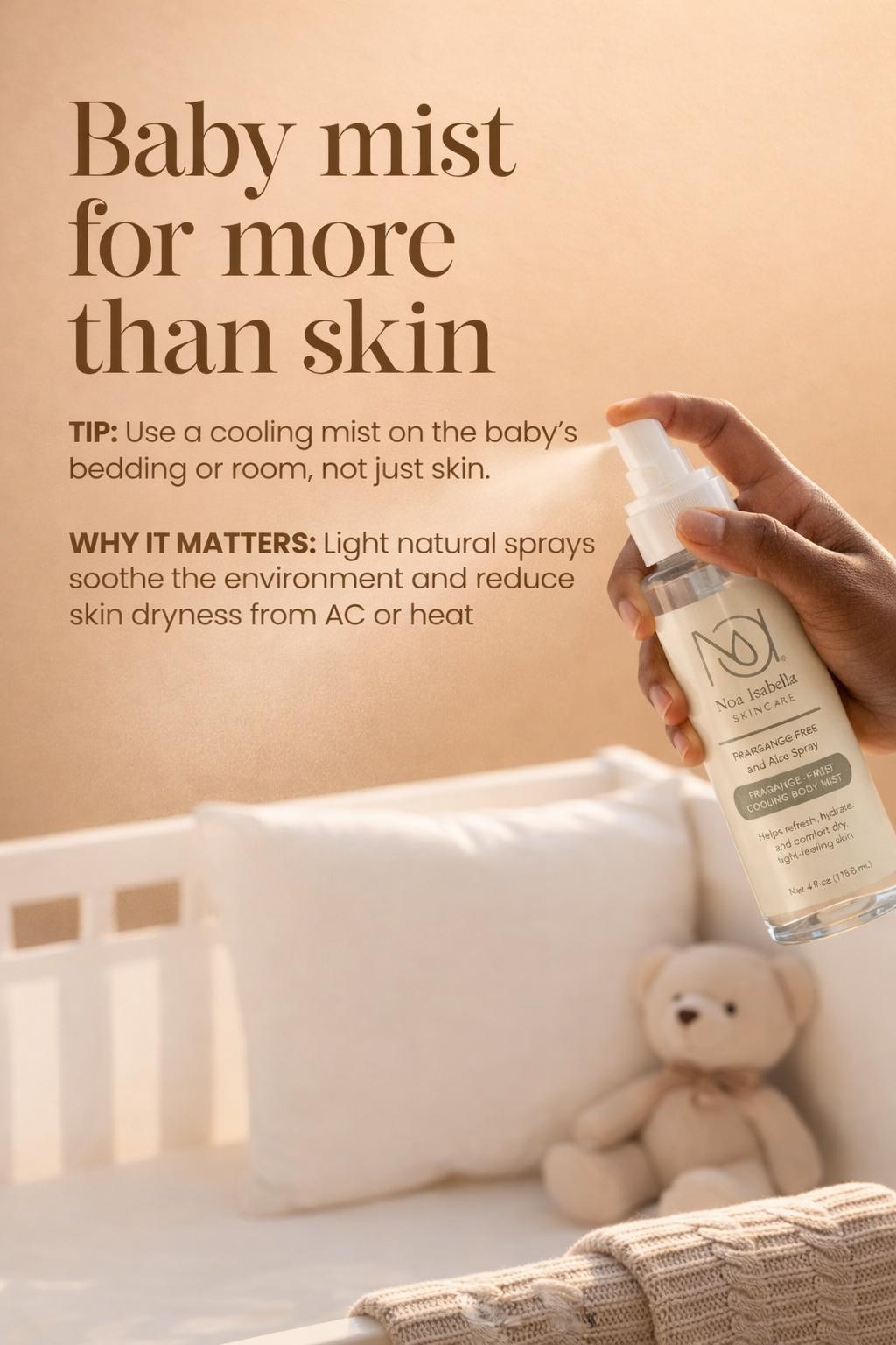 Fragrance-Free Calming Body Spray for Sensitive Skin | Eczema Relief Mist