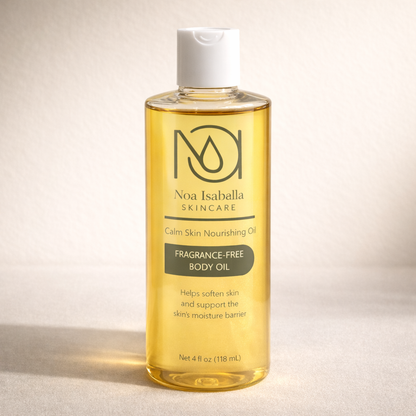 Fragrance-Free Body Oil for Sensitive Skin | Barrier Repair Oil for Eczema